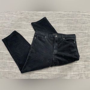 Banana Republic High Rise Straight Corduroy Denim